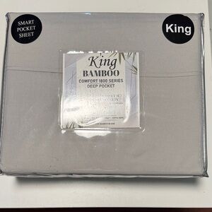 King Sheet Set - Light Gray